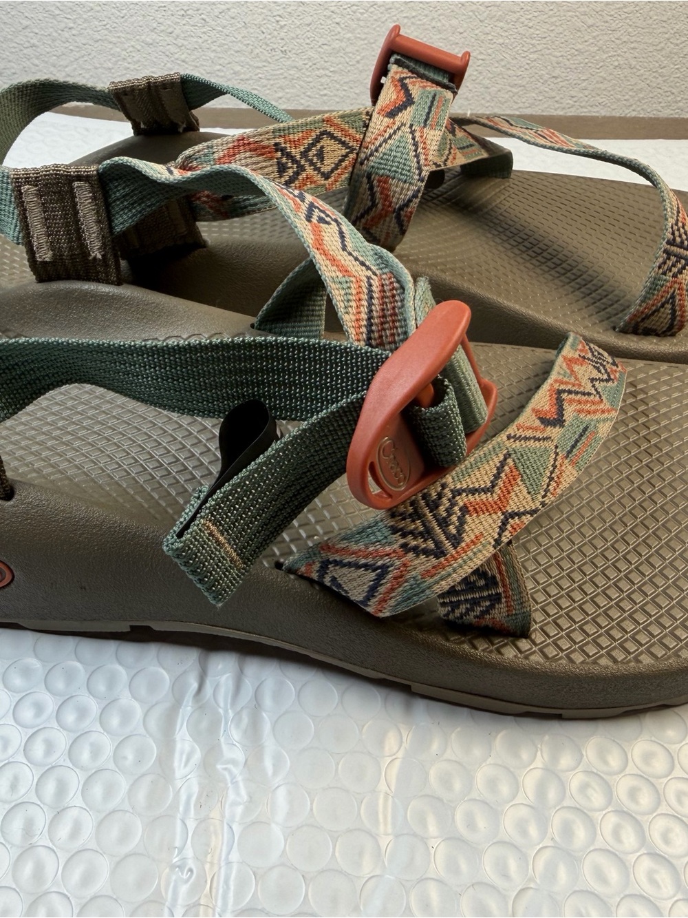 Chaco Z/1 Classic Wide Women’s 10W Trail Hiking Sandals Green Multicolor EU 41 - Picture 2 of 5